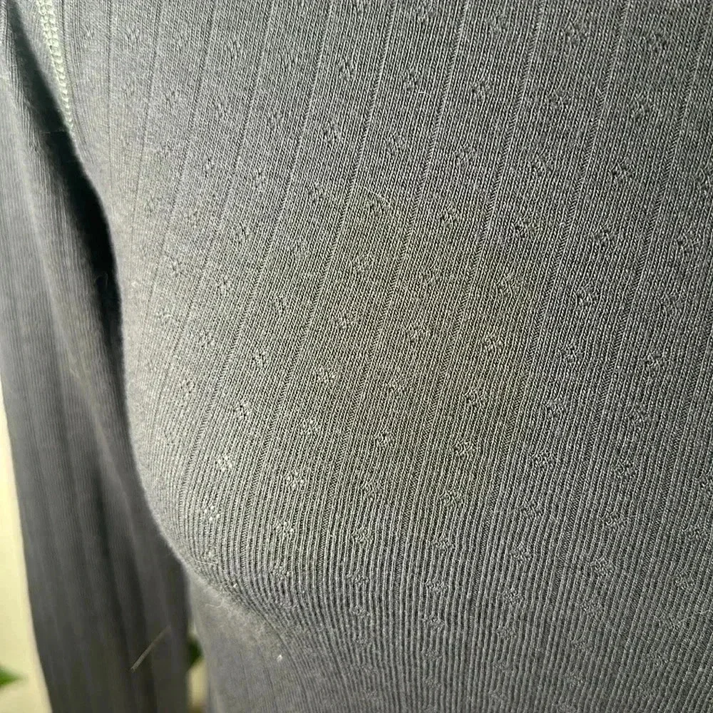 American Eagle Mockneck Pointelle Longsleeve